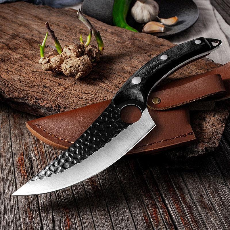 Handgesmeed keukenmes - Outdoor jacht- en survivalmes