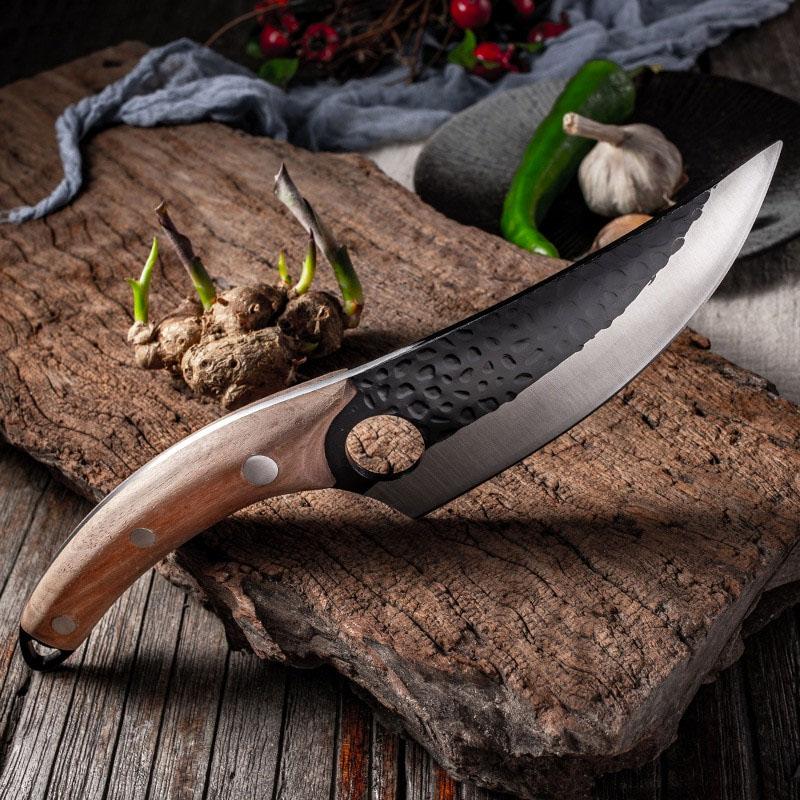 Handgesmeed keukenmes - Outdoor jacht- en survivalmes