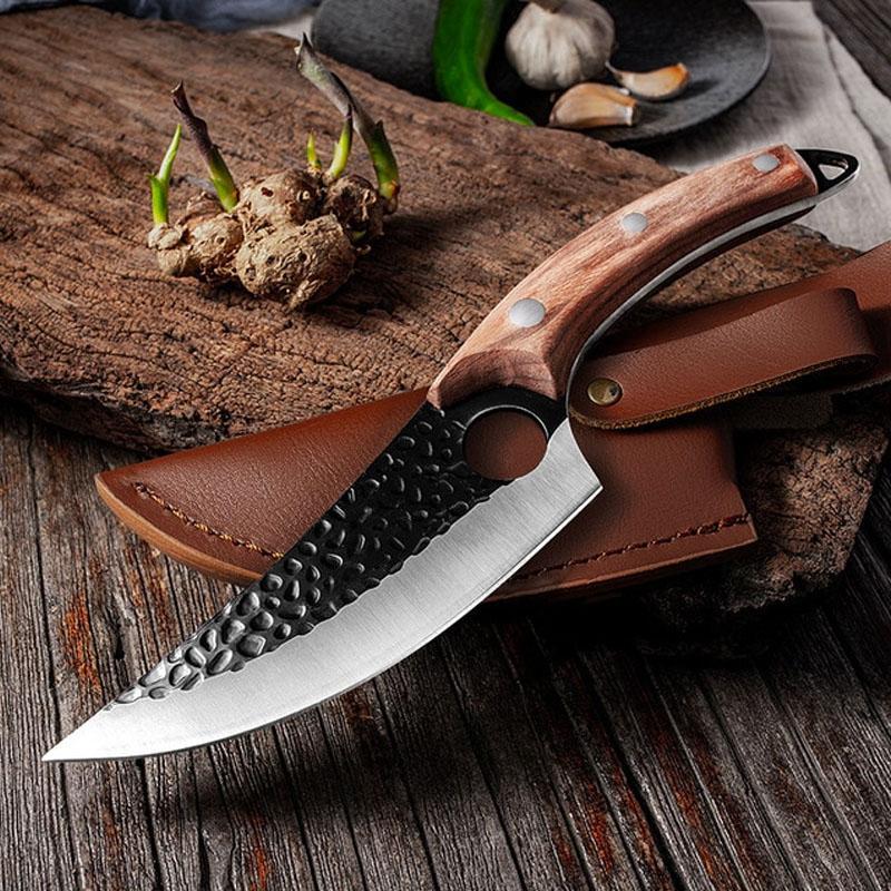 Handgesmeed keukenmes - Outdoor jacht- en survivalmes