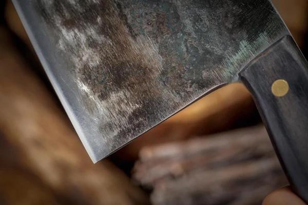 Volledig tang handgesmeed Servisch stalen koksmes
