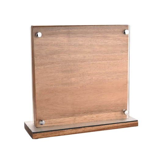 Dubbelzijdige magnetische acryl messenhouder